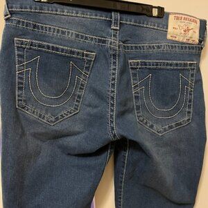Tru Religion Ricky Straight Jean Shorts Size 36 x11.5 seam